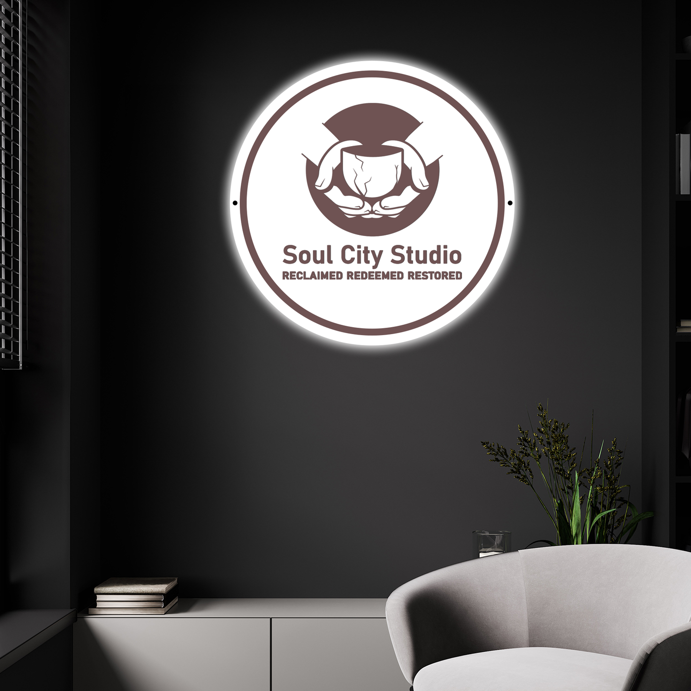 Neon Acrylic Sign for Soul City Studoi