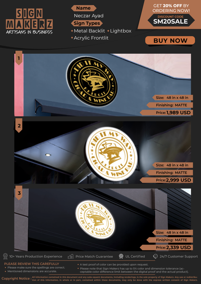 Business Signs for Neczar Ayad