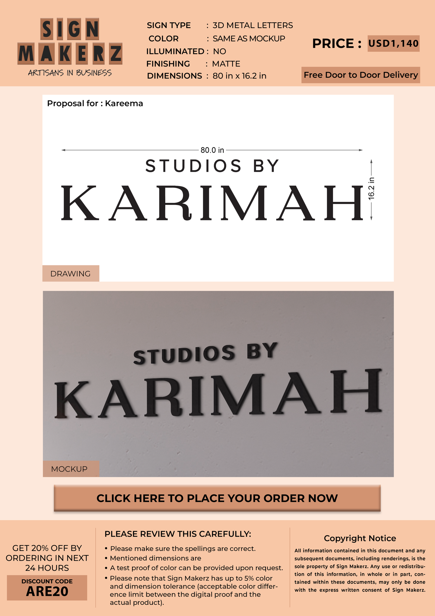 Business Signs for Kareema