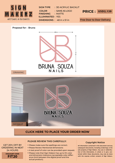 Business Signs for Bruna