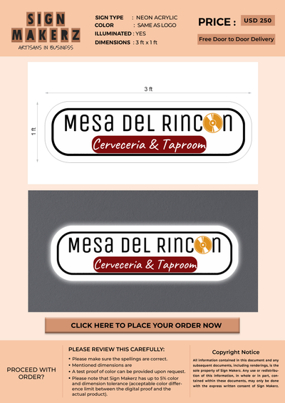 Custom Signs for Moises Mendoza