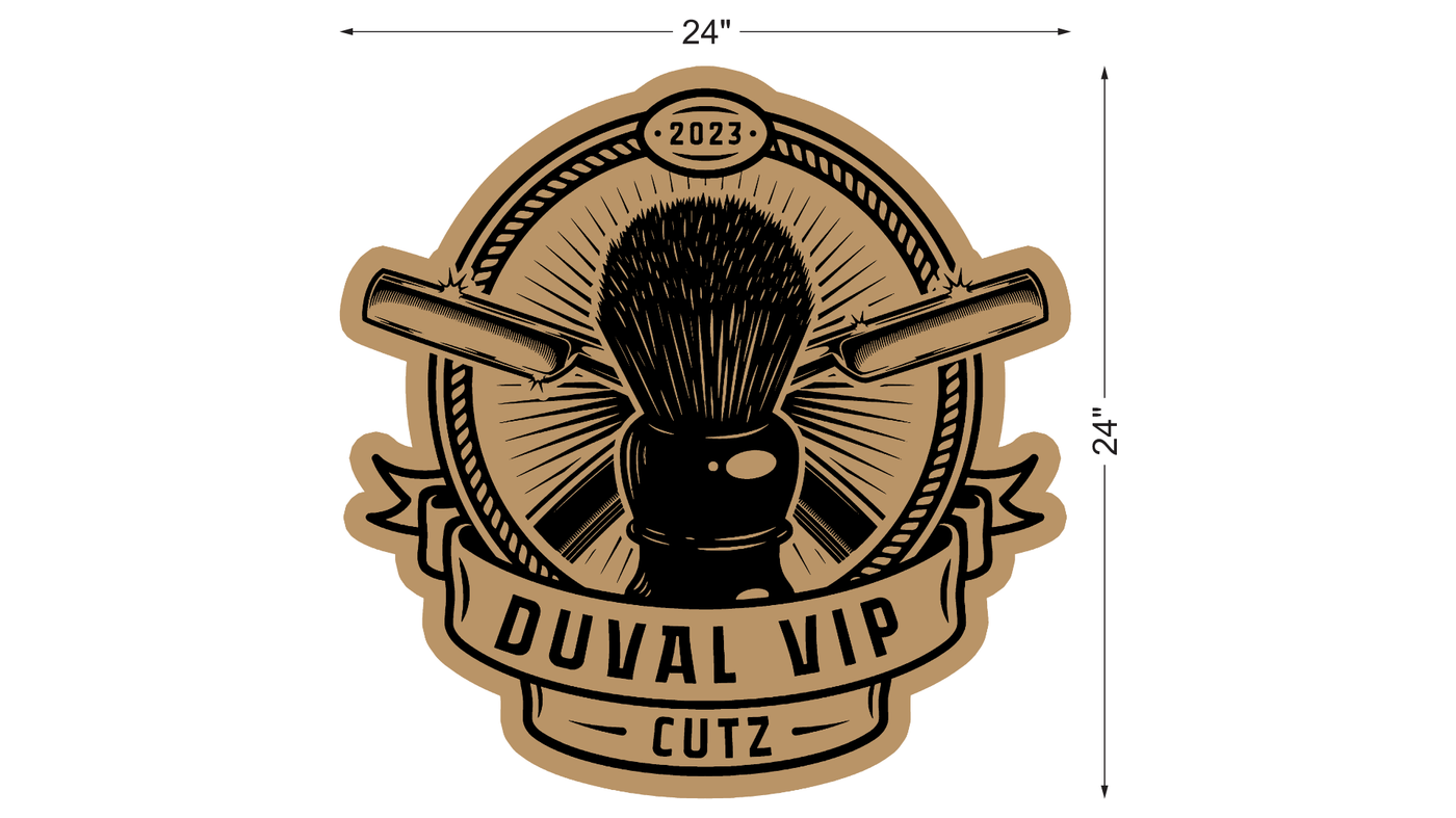 3d Acrylic Forntlit for Duval VIP Cutz