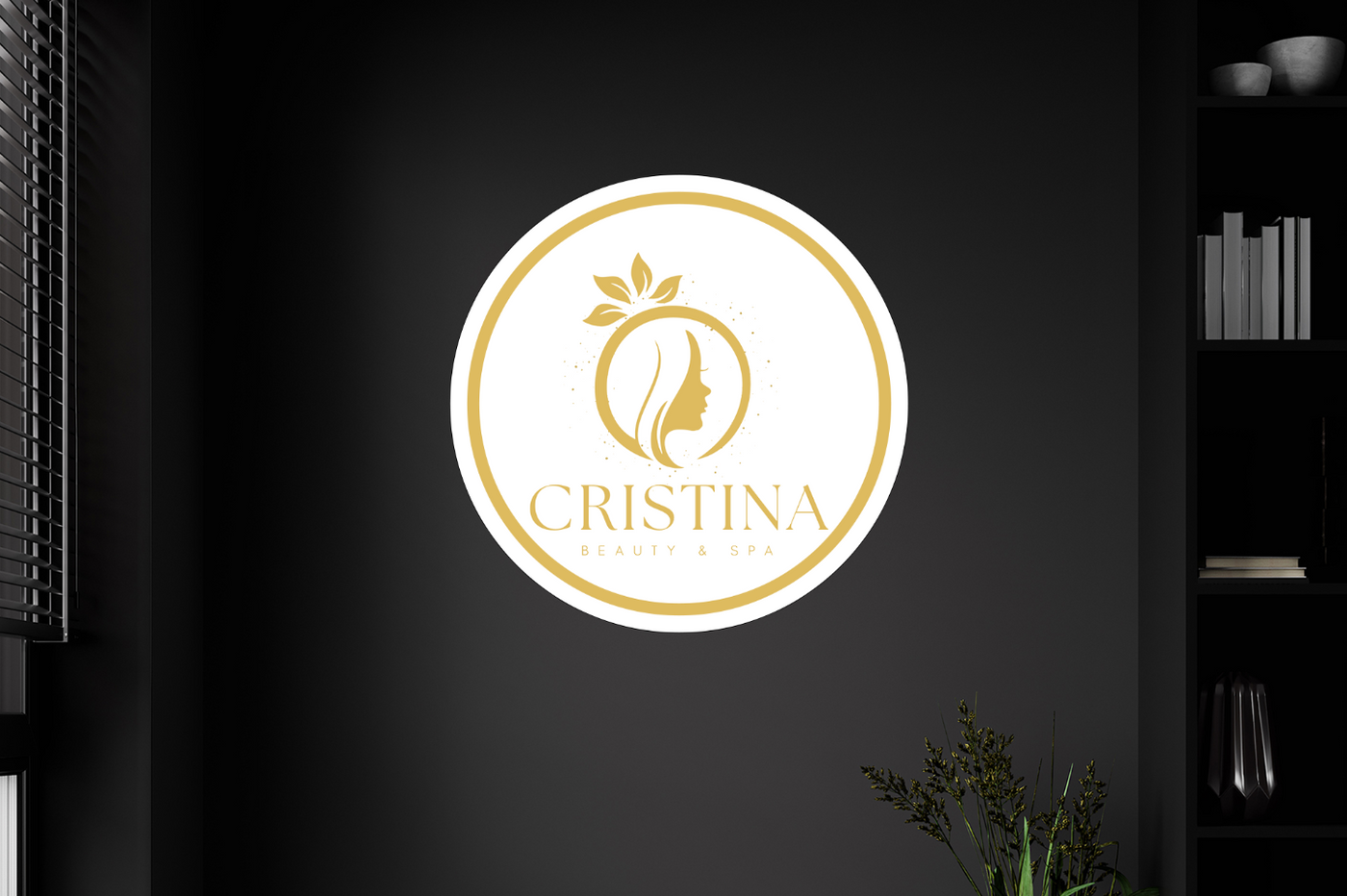 Neon Acrylic Sign for Cristina