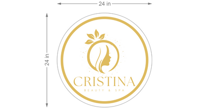 Neon Acrylic Sign for Cristina