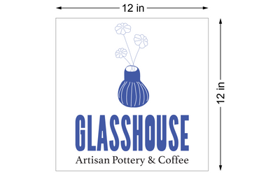 Custom Business sign for Sarah Glass (MachastoreMY),