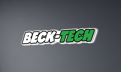 3D Metal Backlit Sign for Clark Beckett