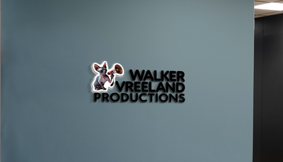 Business signage for Walker Vreeland