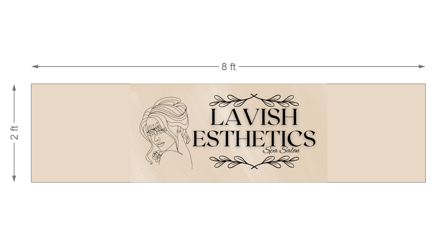 Blade sign for Lavish Esthetics