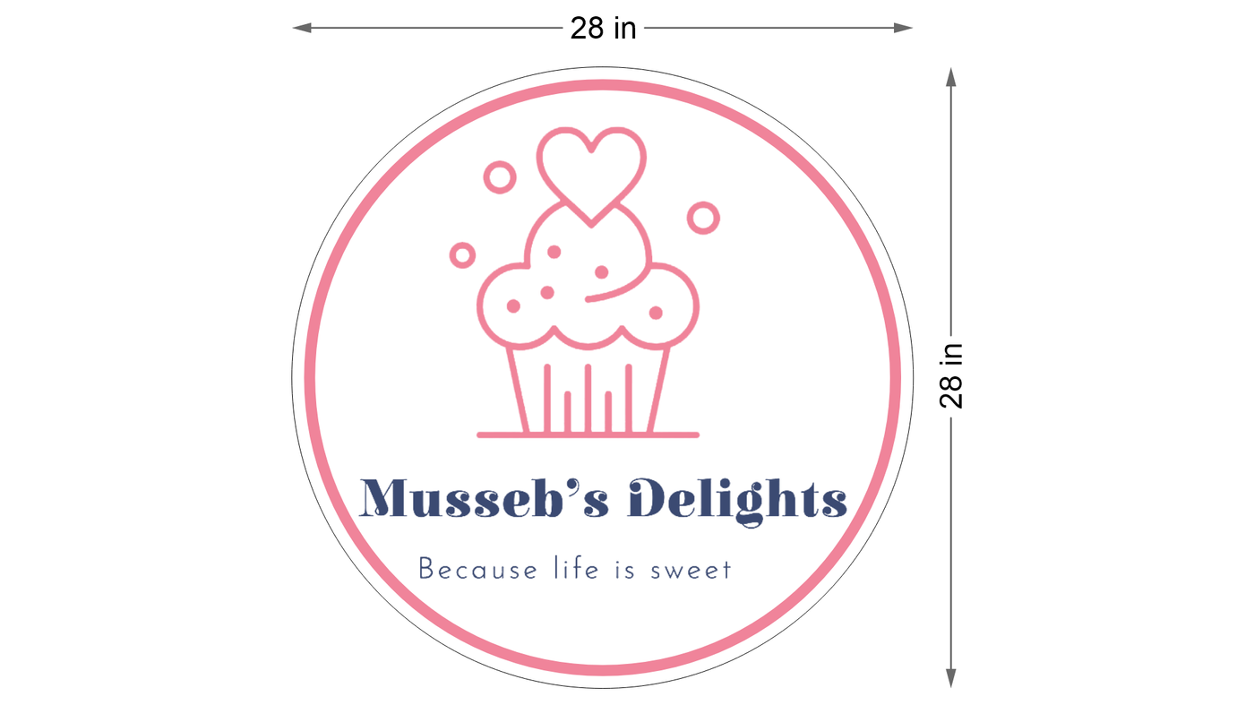 Business signage for Rosa Musseb