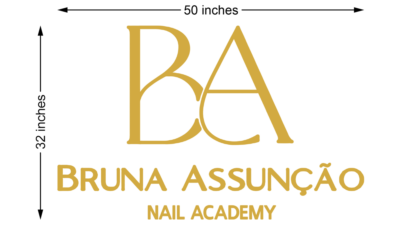 3D Metal Backlit sign for Bruna Assunção