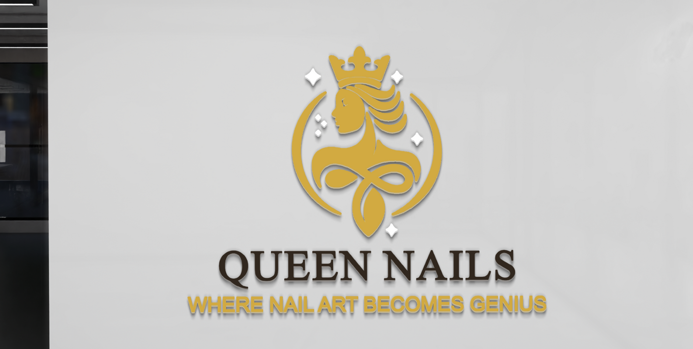 10mm acrylic letters for Queen Nails Art