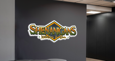 3D Metal Backlit (UV) Sign For Jenn