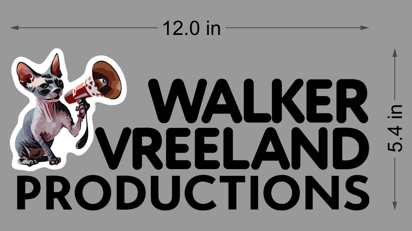 Business signage for Walker Vreeland