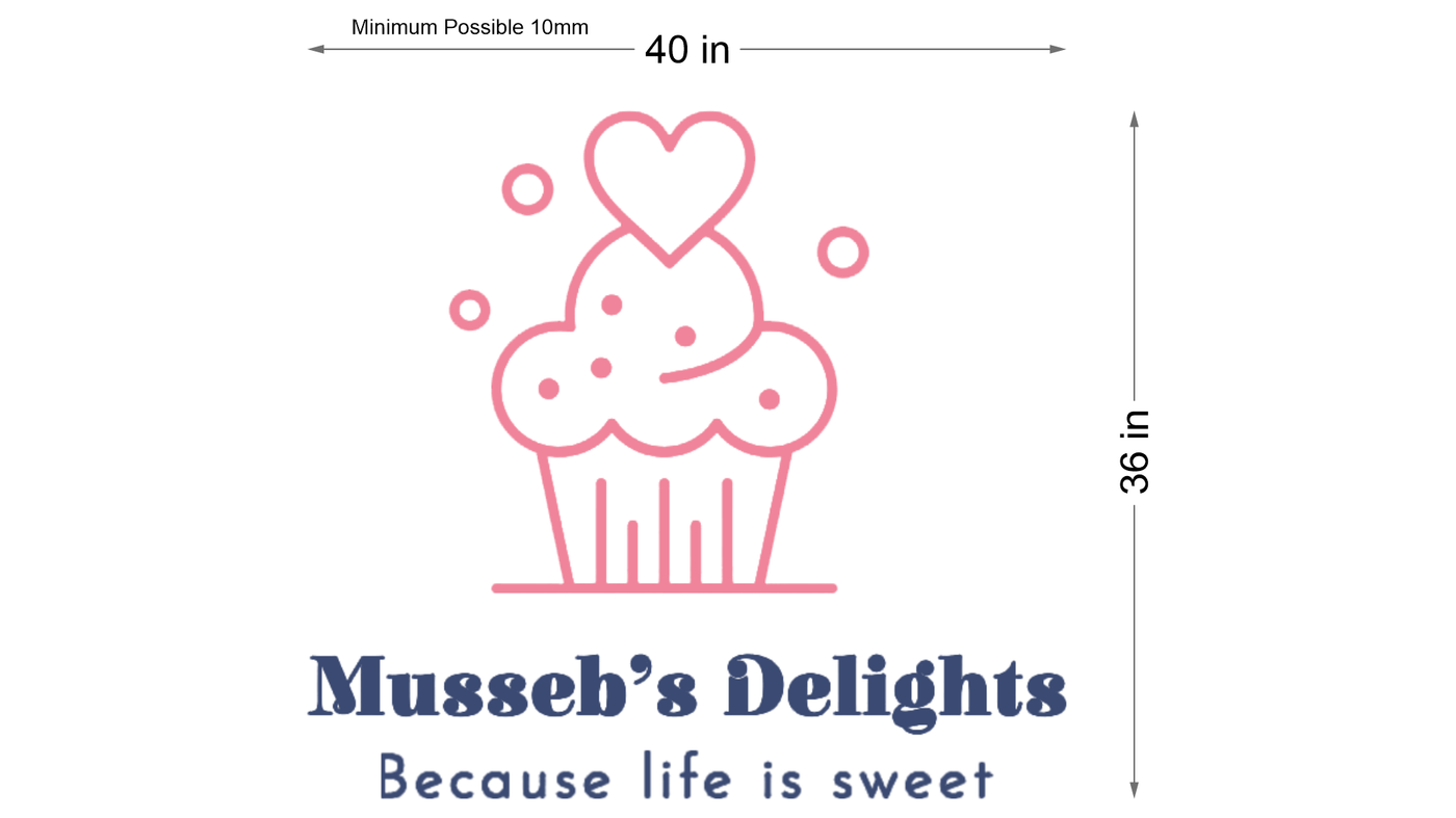 Business signage for Rosa Musseb